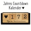 Topshop24you Countdown Cube Desk Calendar - Day Counter for Birthday,
