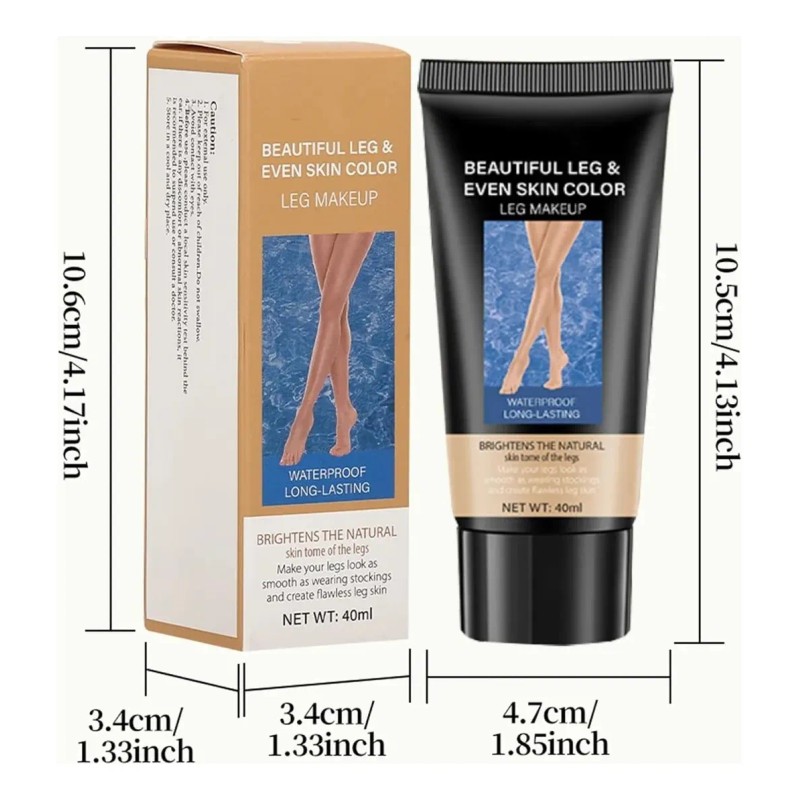 Corrector Corporal Impermeable Mopoyat Pack 2pzs Tono Natural