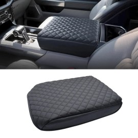 Unbranded For 2021-2023 Ford F150 Accessories Armrest Cover Center Console Lid Cushion Pad