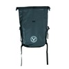 Vallation Outerwear, Waterproof 27L Roll Top Backpack, VBPB27, Black