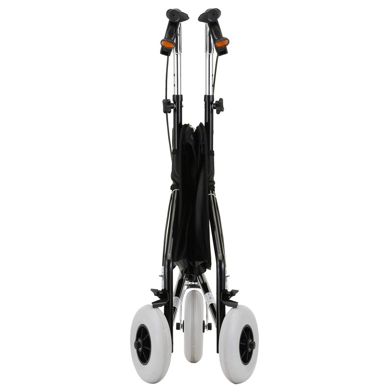 NOVA Traveler 3 Wheel Rollator Walker, All Terrain 8” Wheels,