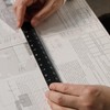 Architectural Scale Ruler, 12" Aluminum Architect Scale, Triangular Scale, Scale