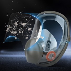 10 Pack Peel Off Lens Covers for 6885, 6000, 6700, 6800, 6900 Series Respirator Masks - Anti-Fog Protective Faceshield Accessories