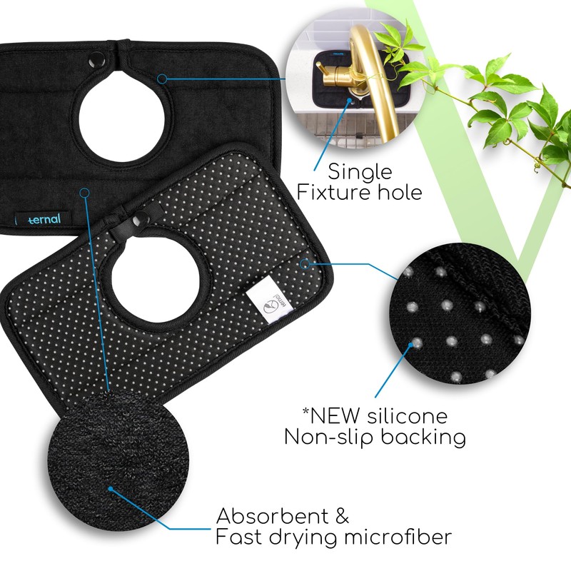 The Original Ternal Sinkmat Drip Catcher & Splash Guard, Faucet