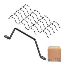 ICC 5" Plastic Cable Management D-Ring, 25-Pack – Non-Conductive Wall Cable Organizer, Cable Hanger & Wire Loop for Structured Wiring