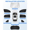 Canvcle Sunshades for Hyundai Tucson 2016-2021 Accessories Windshield Sun Shade