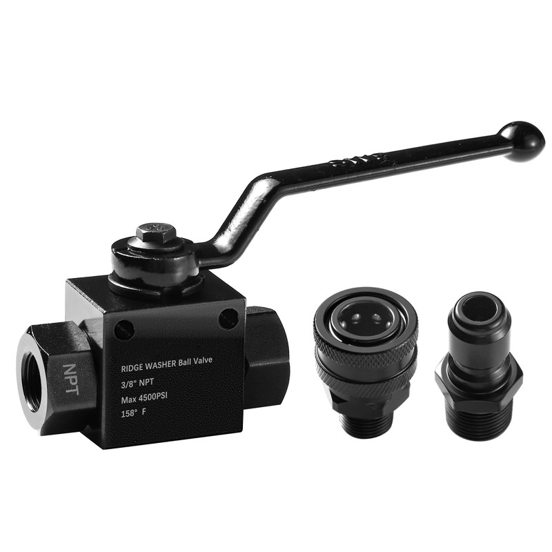 RIDGE WASHER High Pressure Ball Valve, Pressure Washer Shut Off