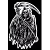 Caveman Graphics Grim Reaper Sticker Decal Magere Hein Hippie Grateful Dead Rock n Roll Yeti Cup