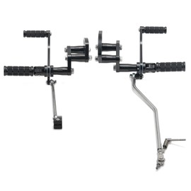 TOFR 12" Forward Controls Footpegs Foot Controls for Harley Sportster 2004-2013 XL883 XL1200 Nightster Iron