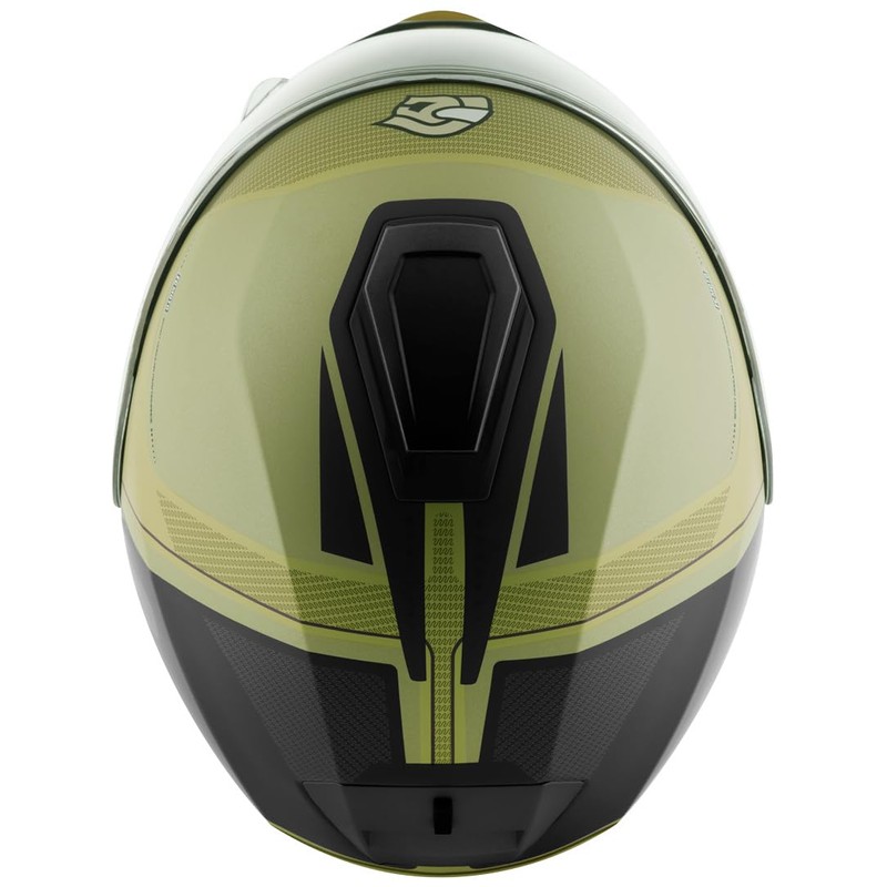 FC-Moto Novo Circuit Flip-Up Helmet, Green/Black, M (57/58)