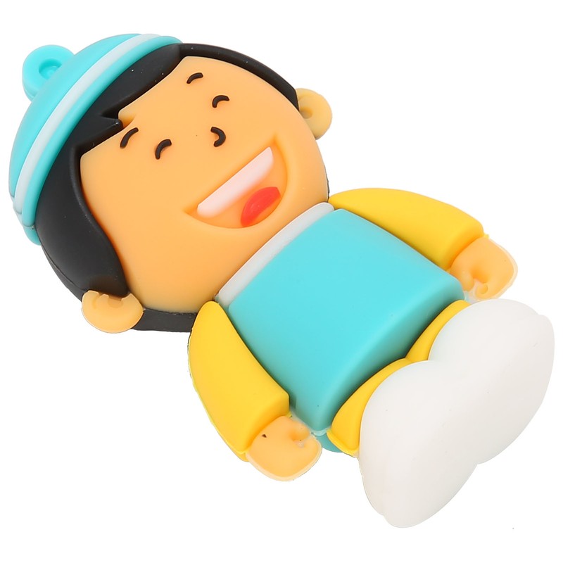 USB Flash Drive 16GB/32GB/64GB/128GB Cute Cartoon Boy Portable Storage Memory