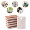 Pack of 6 Biodegradable Dishwashing Sponges, Double-Sided Kitchen Sponge, Natural