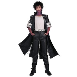 miccostumes Men's Costume Anime Hero Cosplay Full Set Jacket Shirt Pants Belt(M)