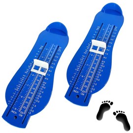 lrgnixs 2Pcs Foot Measure for Children Uk,Accurate Kids Foot Measure Uk,Sizes 0-13.5/Measuring Length 5.5-23Cm,Adjustable Shoe Measure for Kids Uk,Shoe Size Measure Uk For Home School Use