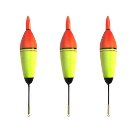 3 Pack EVA Foam Fishing Floats Night Fishing Luminous Bobbers for Pike Bass Carp Bass Bass Red LED 10g