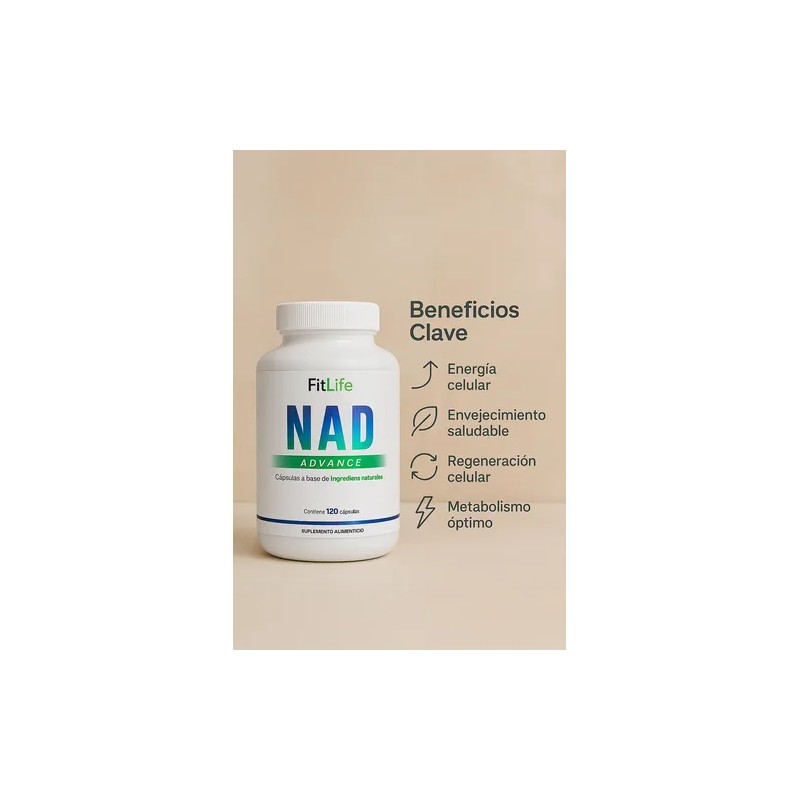 Fitlife Nad+ | Nr (nicotinamida Ribosa) | 2 Meses 120