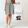 ZYQFN Rottweiler Mama Canvas Tote Bag for Women, Dogs Lover
