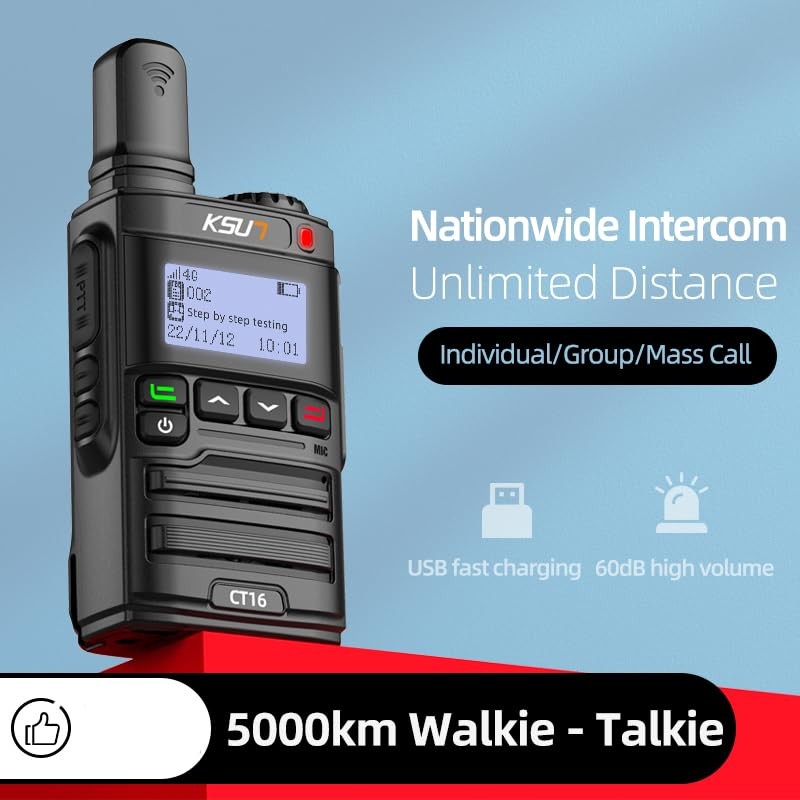 KSUN 4G Network Nationwide POC Radio with 1 Year Pre-Paid