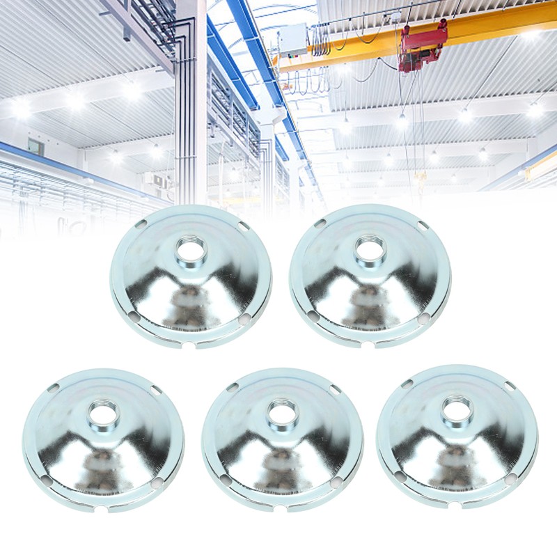 5PCS Industrial Lamp Shade Iron Warehouse Factory Mining Light Lampshade