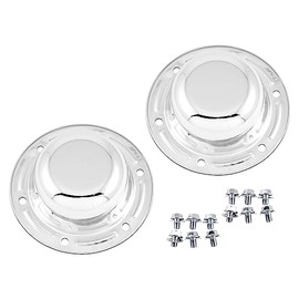 TRISTAR'S [Isuzu Giga Five Star Giga] Plated Front Hub Cap, Center Cap, Left and Right Set