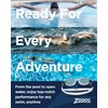 Zoggs Panorama Swim Goggles with Tinted Lenses (Blue/Tint Blue) Anti-Fog,