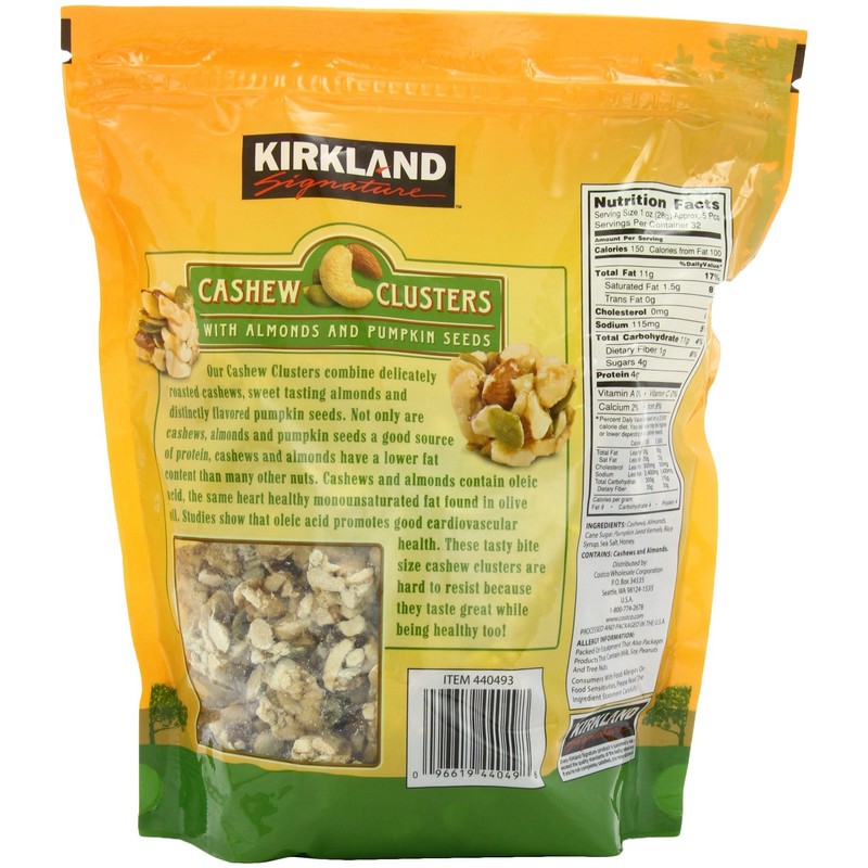 Signature's Cashew Cluster With Almonds & Pumpkin Seeds, 32 Oz,