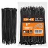 Eletoo Eletoo 8 Inch Black Zip Ties (1200 Pack), 35