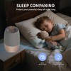 Air Purifiers for Home with Night Light, HEPA Filter Captures