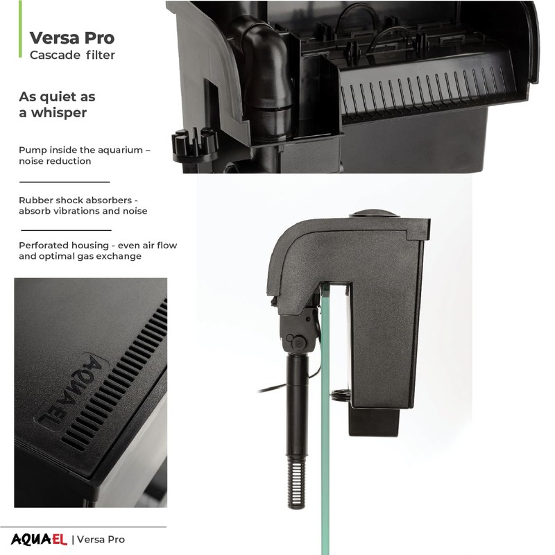 Aquael Versa Pro 20 Power Filter - Hang On Back