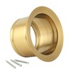 Lonsince Extended Garbage Disposal Flange for Kitchen Sink,Gold Sink Flange,Deep