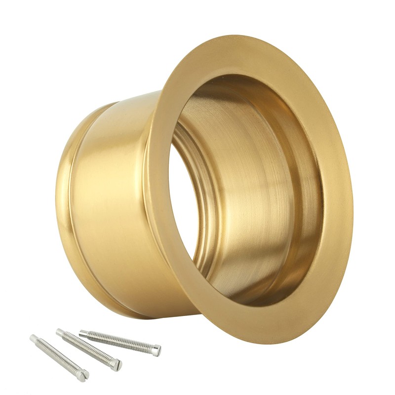 Lonsince Extended Garbage Disposal Flange for Kitchen Sink,Gold Sink Flange,Deep