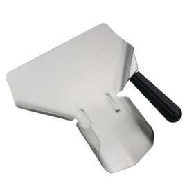 DGBRSM Stainless Steel French Fry Popcorn Scoop for Snacks, Desserts, Ice, Dry Goods Multi-Purpose Utility Scoop French Fry Bag Quick Fill Tool (Right Handle)