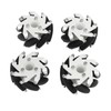 4Pcs 60mm Omnidirectional Wheel Aluminum Alloy Omni Directional Wheel Set