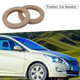 A ABSOPRO 2 x 4 inch universal wooden loudspeaker subwoofer spacer rings