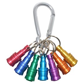 Saipor 7 Color Bit Holder, Socket Holder, Driver Bit Holder Set, Socket Adapter, Aluminum Alloy, Drill, Adapter, Pull Up Type, Tip Tool, Key Holder, Portable, Storage, Colorful