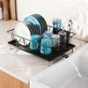 GSlife Dish Drying Rack with Drainboard - Rust-Resistant Dish Racks