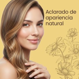 TIO NACHO Acondicionador Aclarante, Fortalece y aclara la fibra capilar, con jalea real y extractos de manzanilla, bardana, romero y aloe vera, Empaque 100% reciclado, botella con 415ml