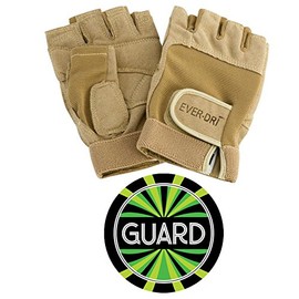 Ever-DRI Performance Gloves and Color Guard Decal Bundle (SMALL, TAN)