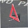 NOLITOY 2pcs Emergency Warning Triangle Reflective Roadside Safety Triangles for