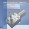 Worm Gear Motor Self Locking Function M6 Head Rotating Shaft