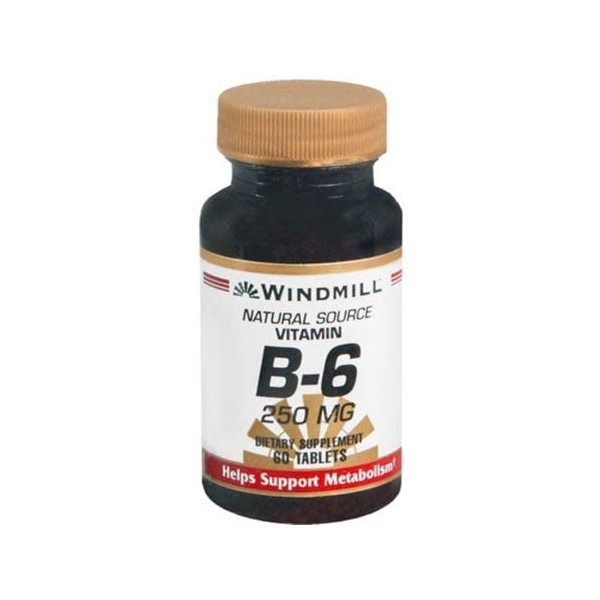 Vitamin B-6 TABS 250 MG WMILL Size: 60