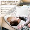 Ivellow Travel Pillow Cooling Camping Pillow for Sleeping Compressible Shredded