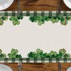 Celepaty Buffalo Plaid St. Patrick’s Day Table Runner, Shamrock Gnomes