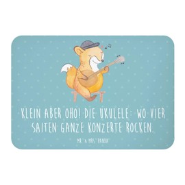 Mr. & Mrs. Panda Magnet Ukulele Magie - Geschenk, Musikinstrument, Kühlschrank Dekoration, Motivmagnete, Notiz Magnet, Spielen Lernen, Lernen,