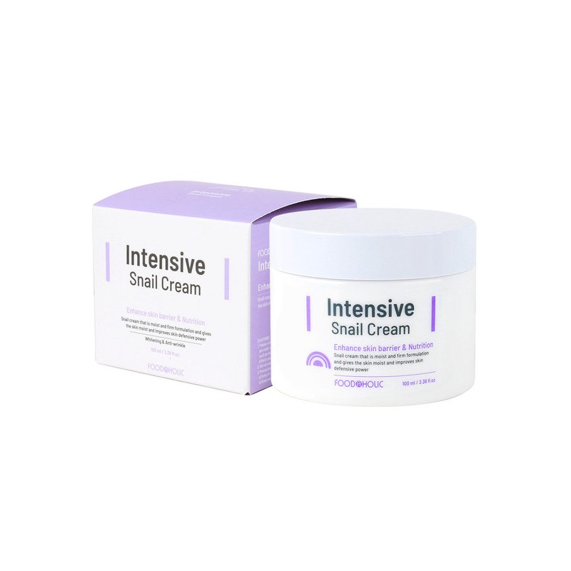 Food Aholic Intensive Snail Cream 100ml / Moisturizing Cream, Barrier