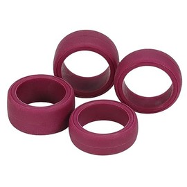 Tamiya 95542 Mini 4WD Special Product Low Friction Large Diameter Slick Tire (4 Pieces, Maroon)