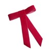 EmilyRose Couture Large Velvet Hair Bow Collection (Alligator Clip, Shocking