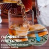 Silicone Coasters for Drinks,Resistant Reusable Drink Coasters-Great Gift for Birthday,