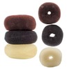 Hair pad large MKI pony hair doughnut roll knot cushion