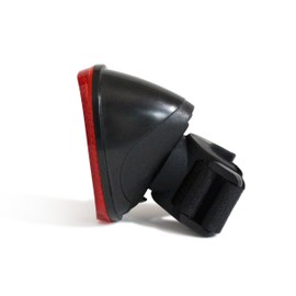 Life Mounts - Bicycle Safety Reflectors - Stay Visible and Stay Safe - Universal Mount for All Bicycle Types - Red Bike Deflector - 360 Rotation - 2 Pack